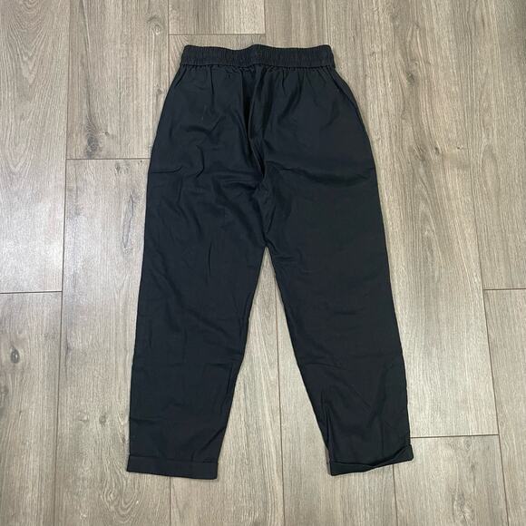 J Crew Linen Cotton Blend Drawstring Casual Pants US Women's 6 Tall New - Picture 4 of 7